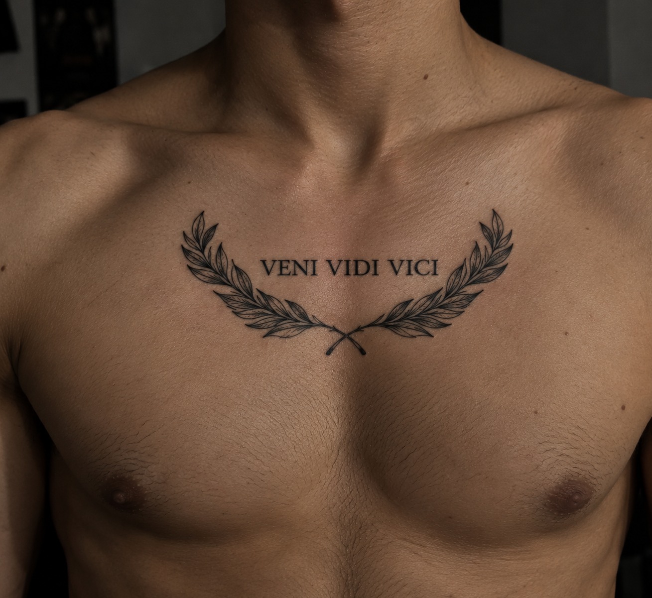 Veni Vidi Vici semi-permanent tattoo shown on skin